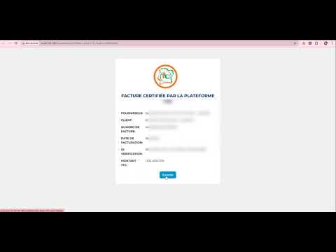 Créer une facture normalisée électronique et un avoir